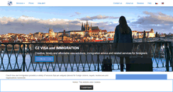 Desktop Screenshot of czimmigration.com